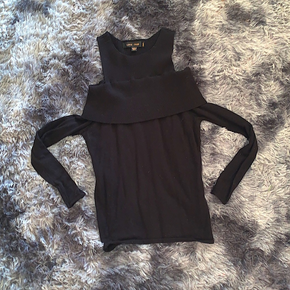 Black Long Sleeve Casual Shirt Size Small